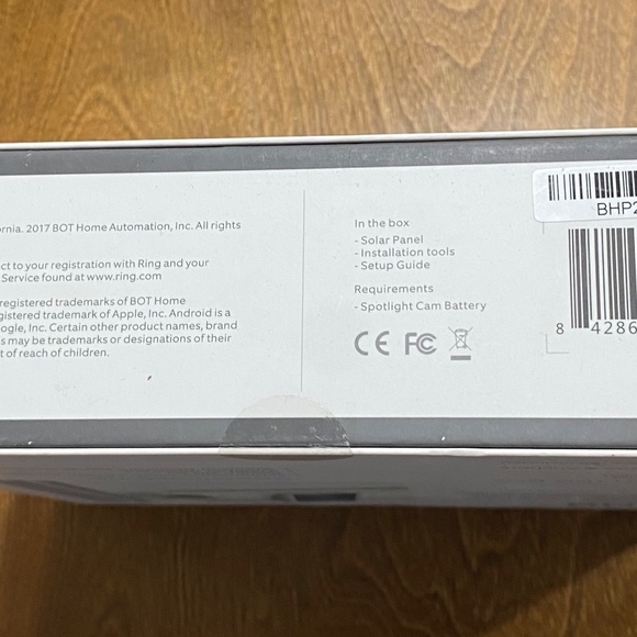 (New) Ring Solar Panel Spotlight Cam - Picture 3 of 3